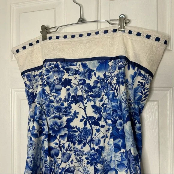 Anthropologie Maeve Strapless Mini Dress